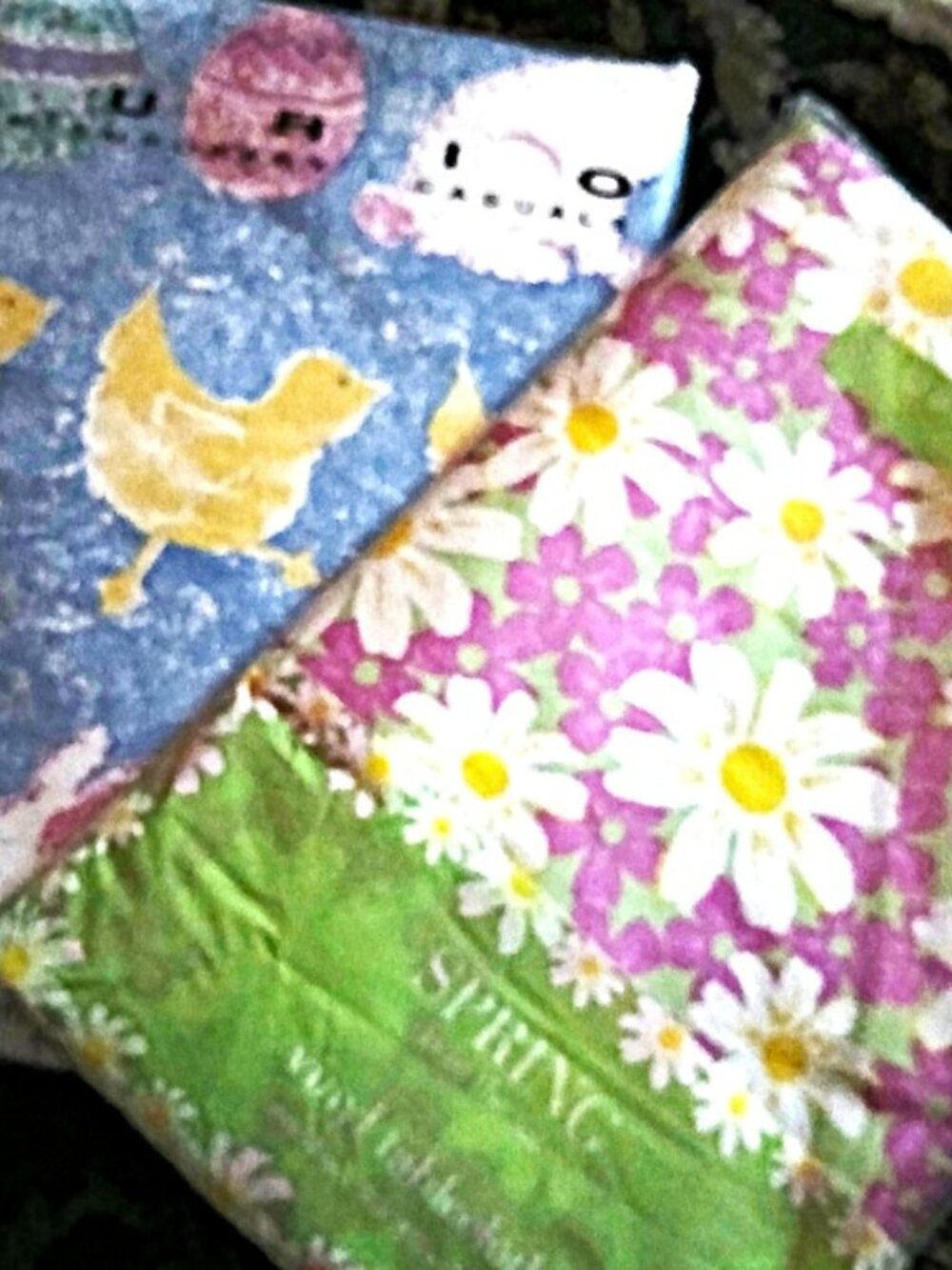 Easter/Spring Vinyl Tablecoths, $8.00ea